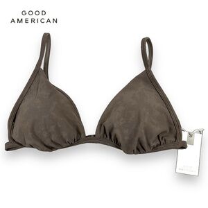 Good American Bikini Top Womens Size 5 2XL Padded Bra‎